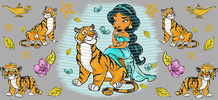 16oz Disney style-D-1559